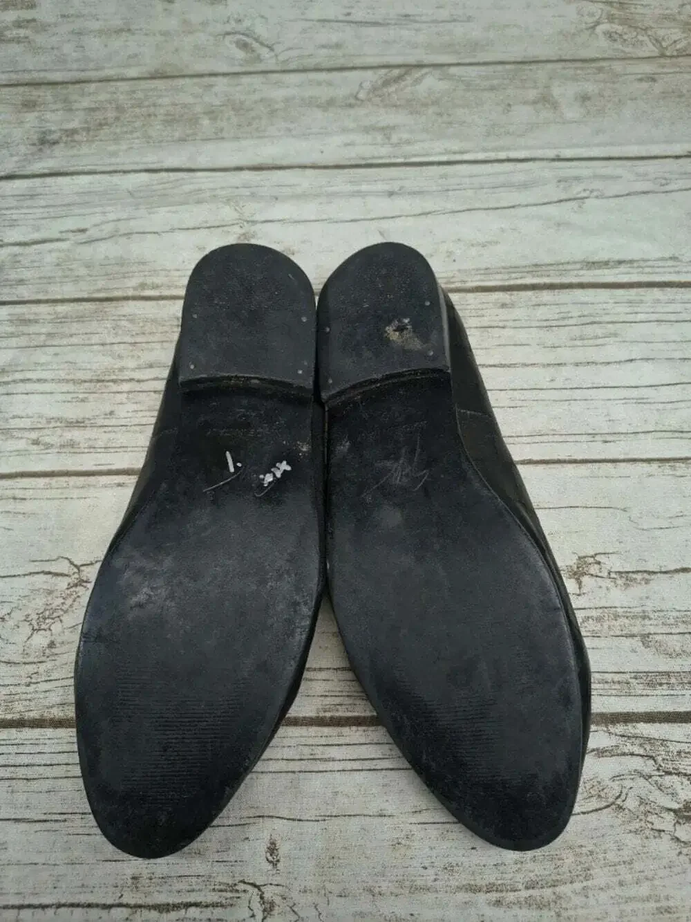 Giuseppe Zanotti Black Leather Loafers Size 42